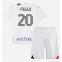 AC Milan Pierre Kalulu #20 Replica Away Minikit 2023-24 Short Sleeve (+ pants)
